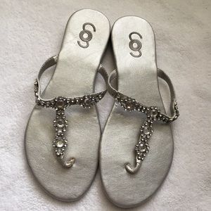 Embellished Flip Flops